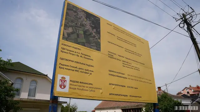 Rekonstrukcija vodovodne mreže u Žabarima, foto: RINA