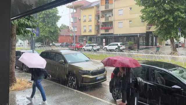 Jaka kiša sručila se na Čačak i Gornji Milanovac / foto: RINA