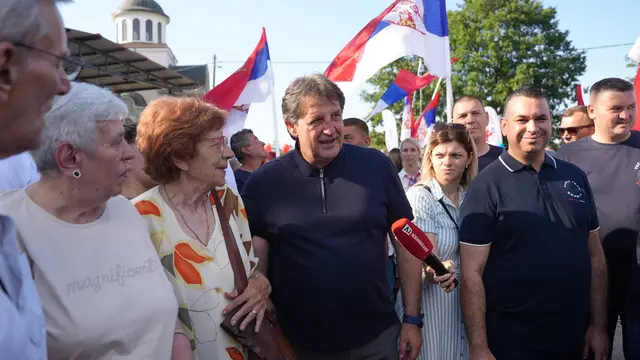 Veliki narodni skup u selu Prijevor kod Čačka / foto: RINA