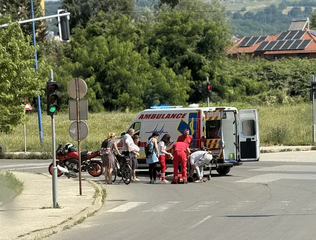 Težak udes u Čačku, povredjen biciklista/ Foto: RINA