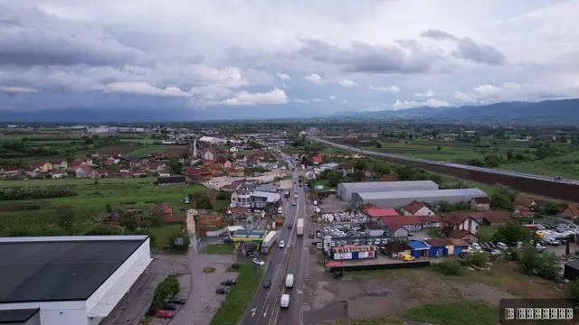 Saobraćajni kolaps u Preljini kod Čačka / Foto: RINA