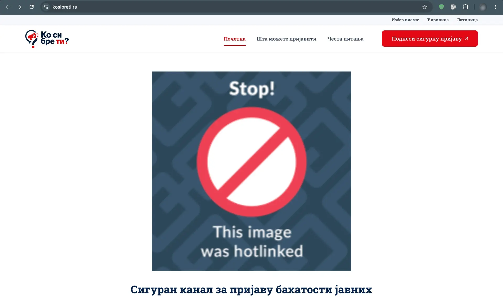 Počeo sa radom portal „Ko si, bre, ti“: Građani anonimno mogu da prijave bahate funkcionere i korupciju