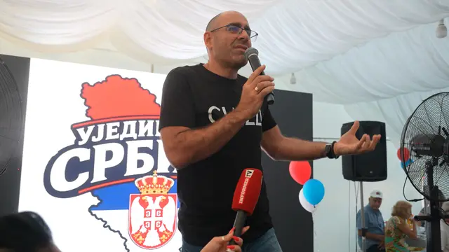 Veliki narodni skup Srpske napredne stranke u selu kod Uba / foto: RINA