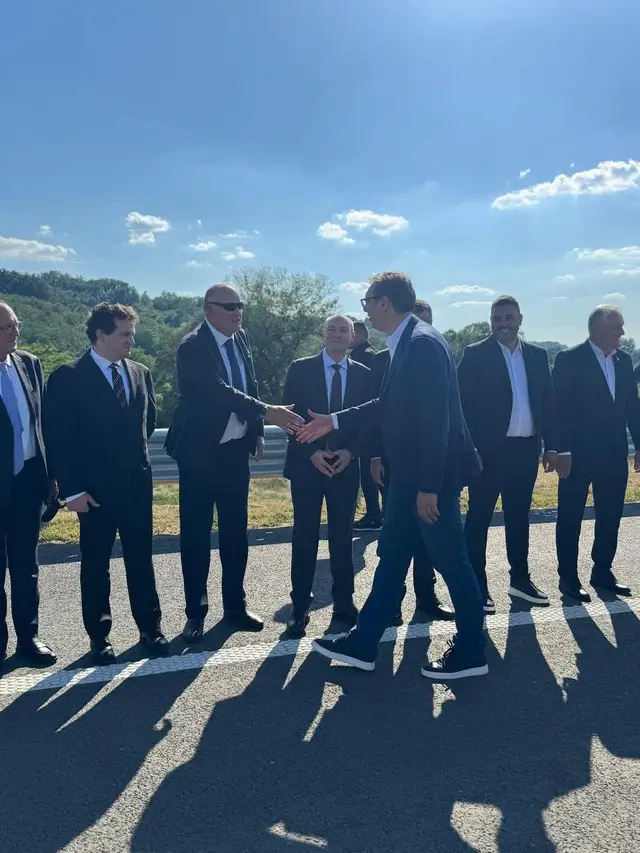 Vučić na otvaranju Moravskog koridora / foto: RINA