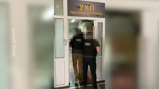 Hapšenje u Beogradu/ Foto: MUP, screenshot