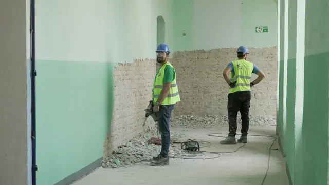 Rekonstrukcija škole u selu Gajdobra / foto: RINA