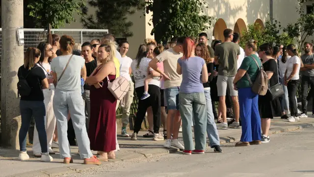 Mrčajevci – protest podrške dečaku koji je pretrpeo nasilje – foto RINA