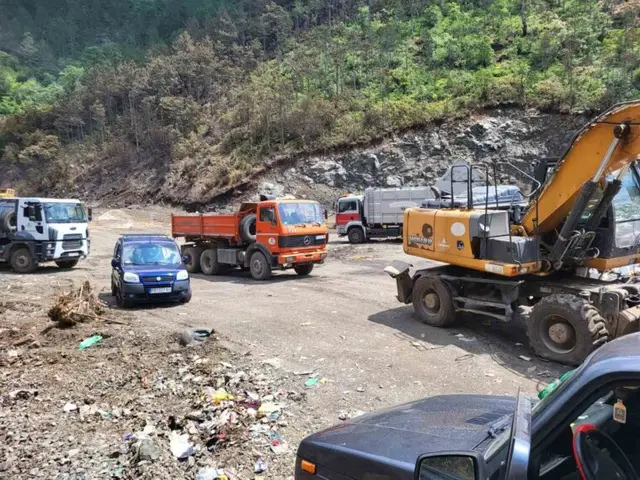 Ugašen požar na deponiji Druglići, foto: RINA