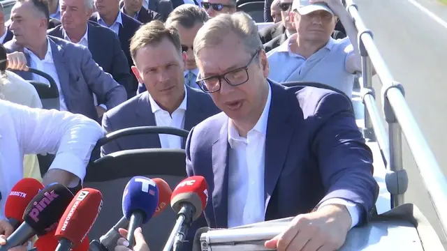 Vučić na otvaranju Moravskog koridora / foto: RINA