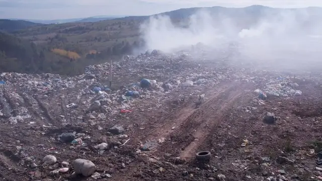Ponovo gori deponija Goveđak kod Sjenice, foto: RINA