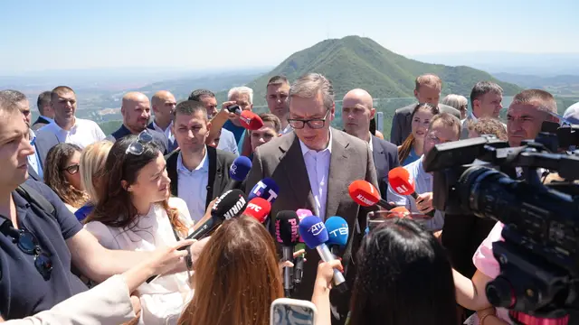 Vučić na Kablaru – otvaranje vidikovca – Foto: Jovan Nikolić/RINA