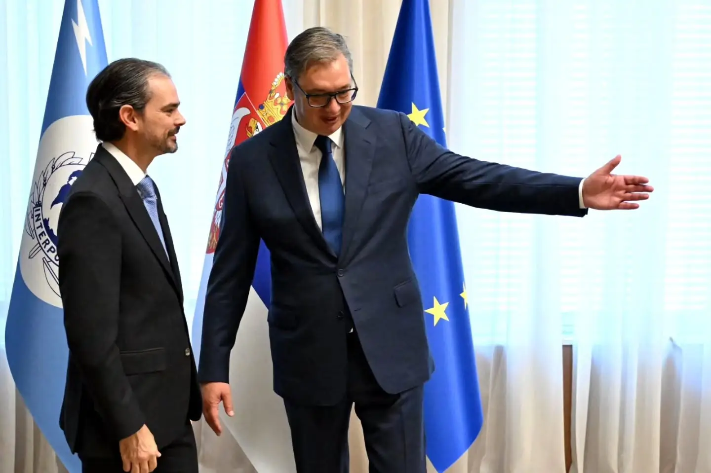 Vučić razgovarao sa generalnim sekretarom Interpola Valdesijem Urkizom