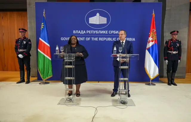 Dačić i ministarka Namibije potpisali memorandum o saradnji u borbi protiv teških krivičnih dela - Foto: MUP Srbija