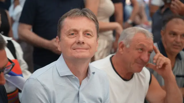 Veliki narodni skup Srpske napredne stranke u selu kod Uba / foto: RINA