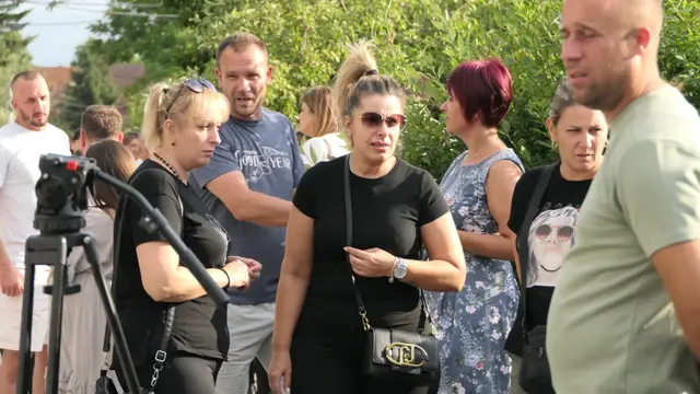 Mrčajevci – protest podrške dečaku koji je pretrpeo nasilje – foto RINA