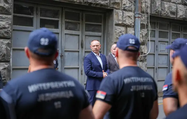 Poseta direktora policije Policijskoj upravi za grad Beograd - Foto: Ministarstvo unutrašnjih poslova Srbije