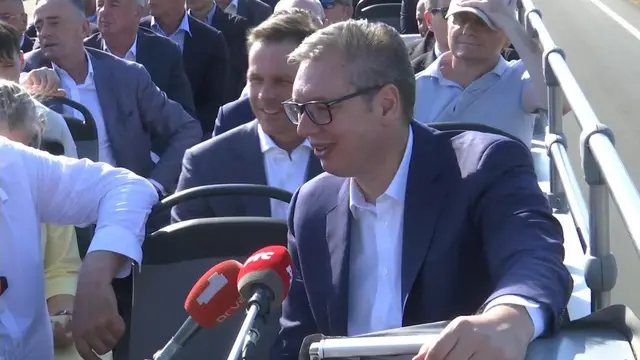 Vučić na otvaranju Moravskog koridora / foto: RINA