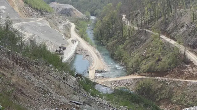 Arilje – Goran Puzović obišao radove na izgradnji brane Svračkovo / Foto: RINA