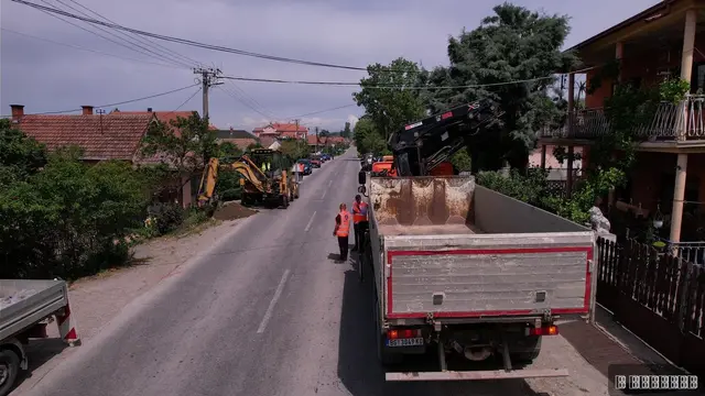 Rekonstrukcija vodovodne mreže u Žabarima, foto: RINA