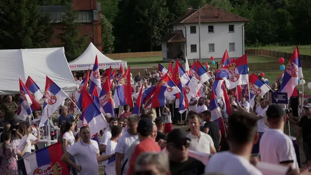Glišića u Valjevu dočekalo preko 2.000 ljudi, foto: RINA