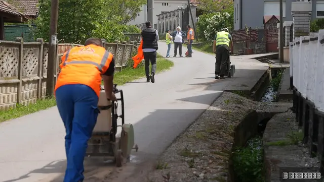 Rekonstrukcija vodovodne mreže u Žabarima, foto: RINA