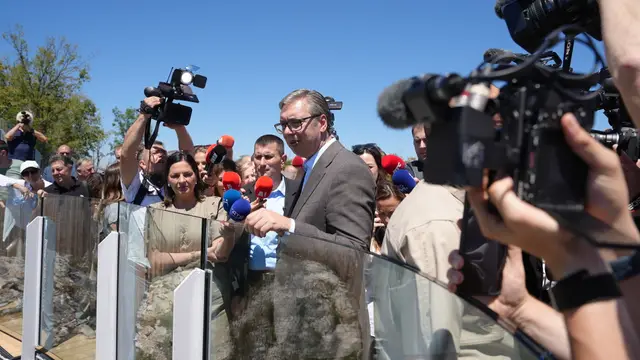 Vučić na Kablaru – otvaranje vidikovca – Foto: Jovan Nikolić/RINA