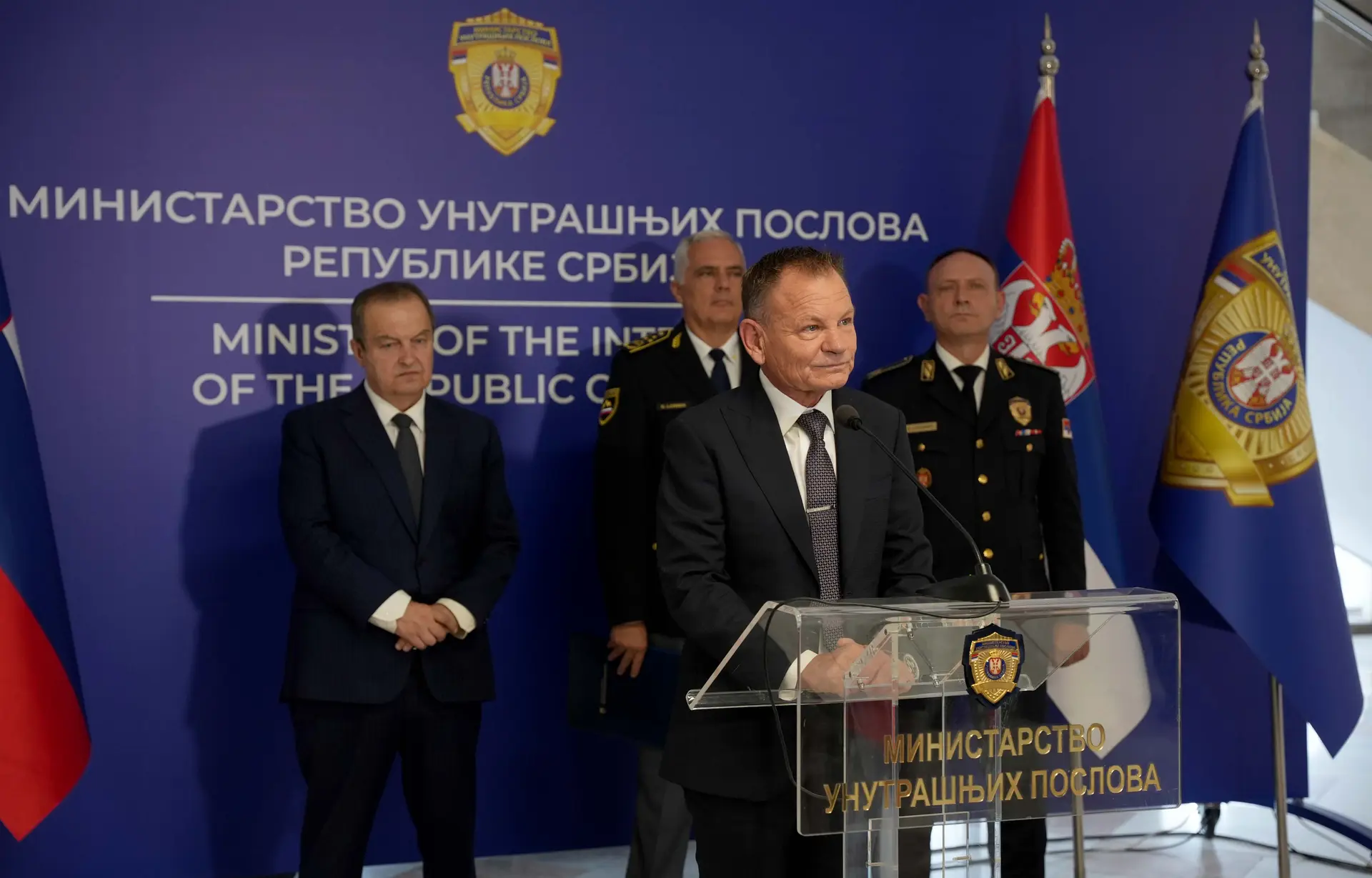 Dačić i Matoz o jačanju policijske saradnje Srbije i Slovenije