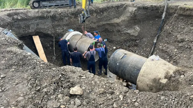 Radovi na sanaciji kvara ulaze u završnu fazu, foto: RINA