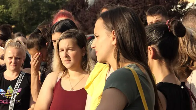Mrčajevci – protest podrške dečaku koji je pretrpeo nasilje – foto RINA