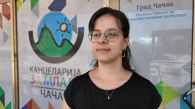 Anđela Joknić, Kancelarija za mlade Čačak - Foto: Jovan Nikolić / RINA