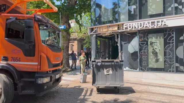 Iskakanje tramvaja iz šina na Dorćolu, foto. RINA