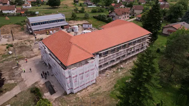 Rekonstrukcija osnovne škole u Malom Zvorniku/ Foto: RINA