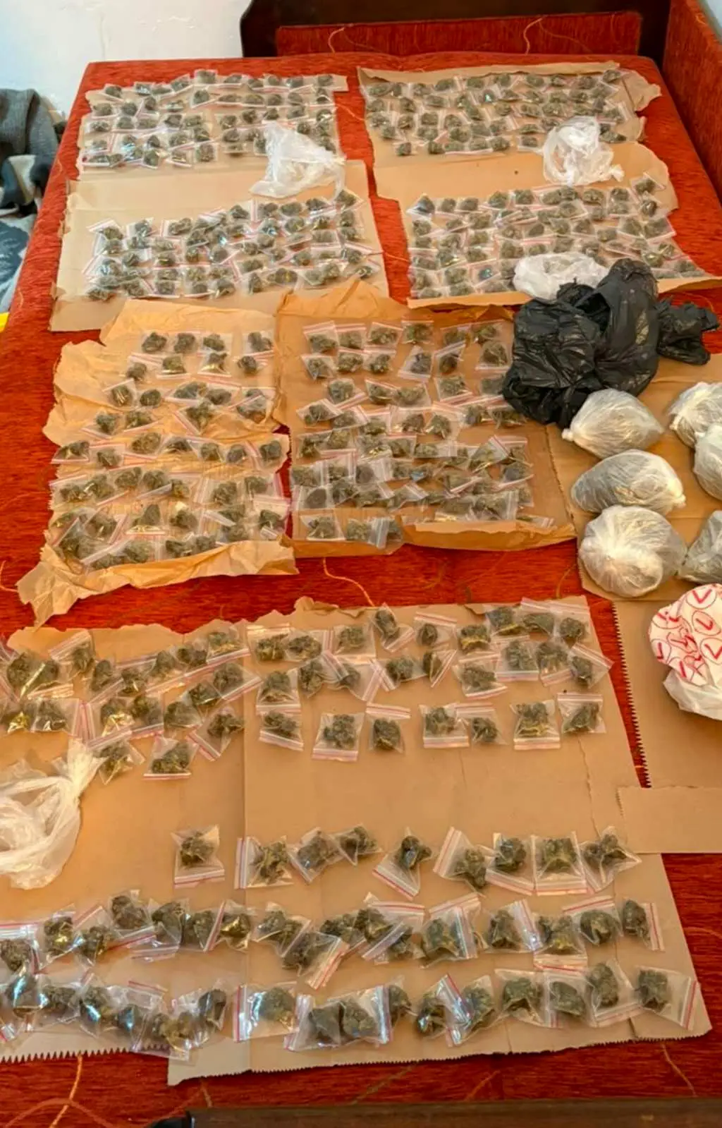 POLICIJA UPALA U STAN NA ČUKARICI: Zaplenjeno oko tri kilograma marihuane i čak 659 paketića, uhapšen mladić (FOTO)