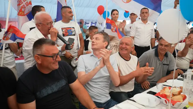 Veliki narodni skup Srpske napredne stranke u selu kod Uba / foto: RINA