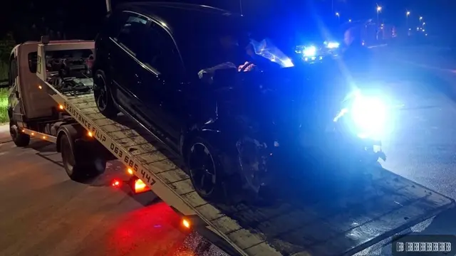 Direktan sudar dva vozila u Čačku/ Foto: RINA