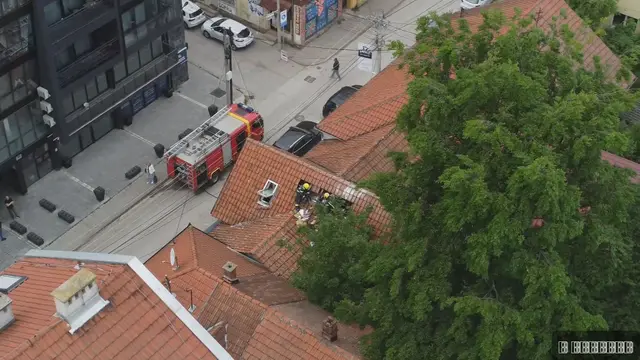 Likvidirana vatrena stihija u strogom centru Čačka: Požar izbio u stambeno-poslovnom prostoru, svi izleteli napolje/ Foto: RINA
