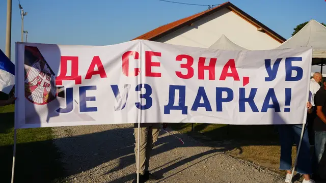Veliki narodni skup Srpske napredne stranke u selu kod Uba / foto: RINA