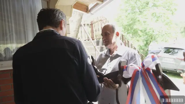 Ministar Glišić posetio domaćine u selu Čukojevac, foto: RINA