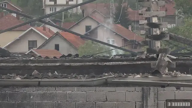 Veliki požar u fabrici nameštaja u Svrljigu - Foto: RINA