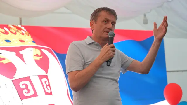 Veliki narodni skup Srpske napredne stranke u selu kod Uba / foto: RINA