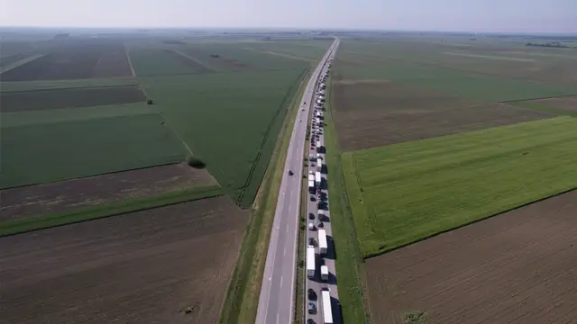 Nezgoda na auto-putu kod Novog Sada, foto: RINA
