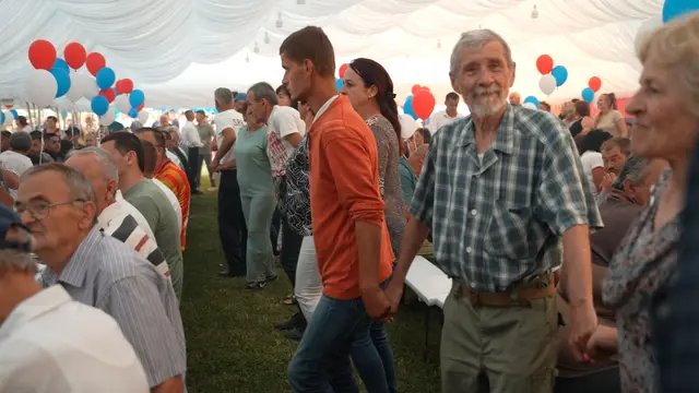 Veliki narodni skup Srpske napredne stranke u selu kod Uba / foto: RINA