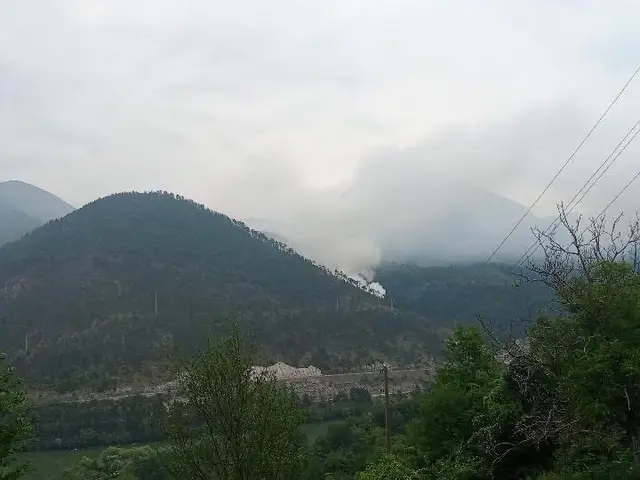 Požar na deponiji Druglići / foto: RINA