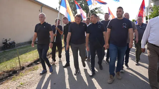 Veliki narodni skup u selu Prijevor kod Čačka / foto: RINA