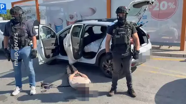 Sremska Mitrovica – hapšenje zbog hašiša – foto: Printscreen/MUP Srbije