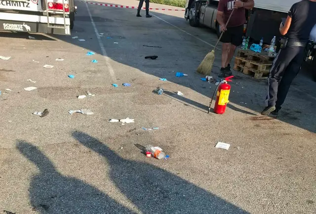 Eksplozija plinske boce u Lincu / foto: RINA