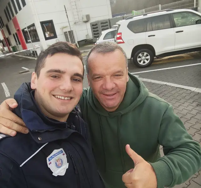 Granični policajac pomogao porodici u nevolji - vratio nam je veru u dobre ljude/ Foto: RINA