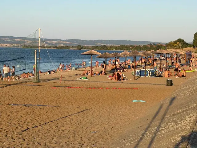 Rekordna posećenost na plaži u Kladovu/ Foto: Opština Kladovo