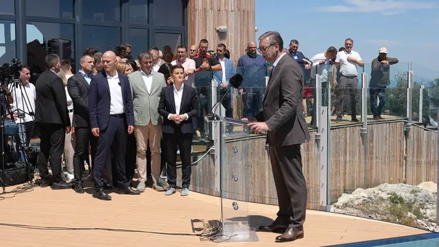 Vučić na Kablaru – otvaranje vidikovca – Foto: Jovan Nikolić/RINA