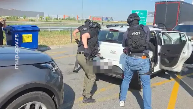 Sremska Mitrovica – hapšenje zbog hašiša – foto: Printscreen/MUP Srbije